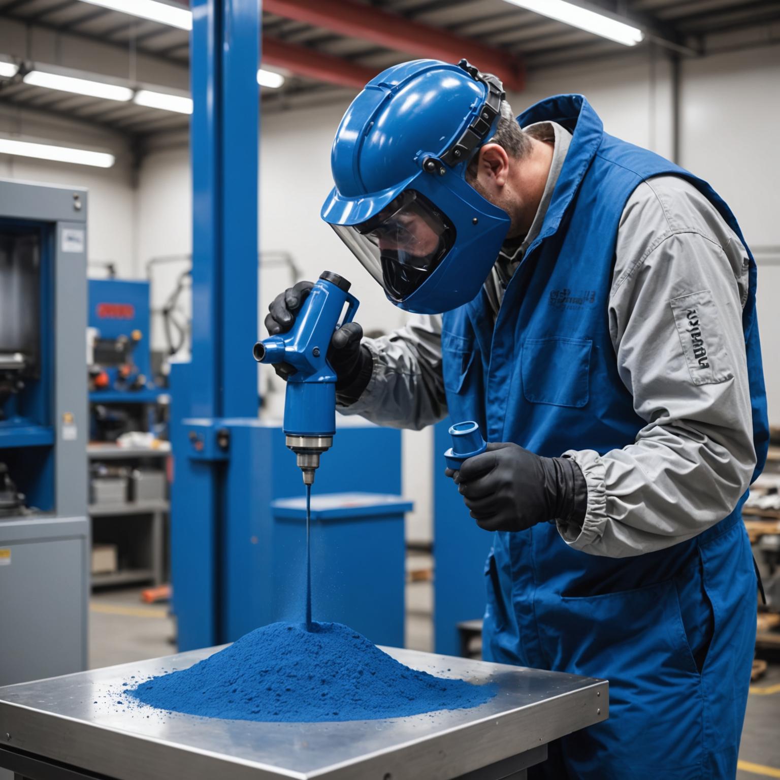 Powder coating finish