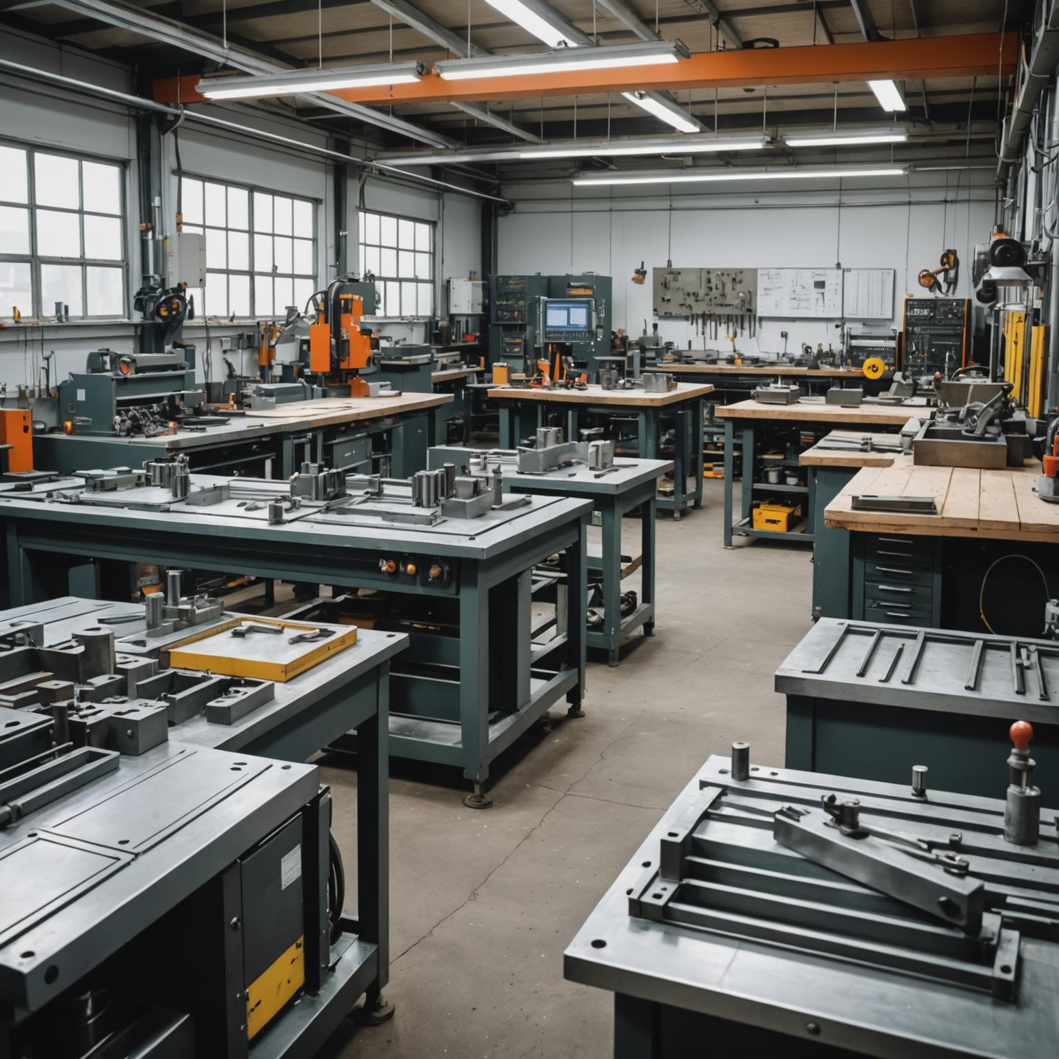 Sheet metal fabrication workshop at Alliance Metal Solutions