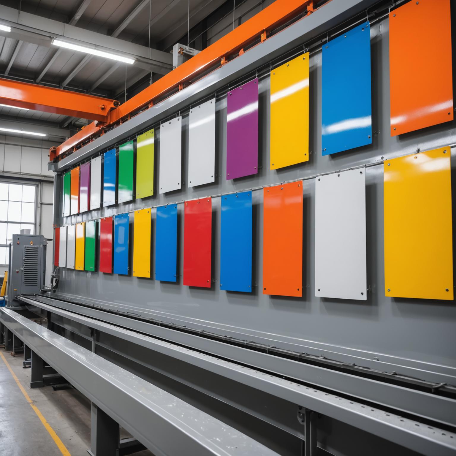 Powder coated metal components with smooth finish